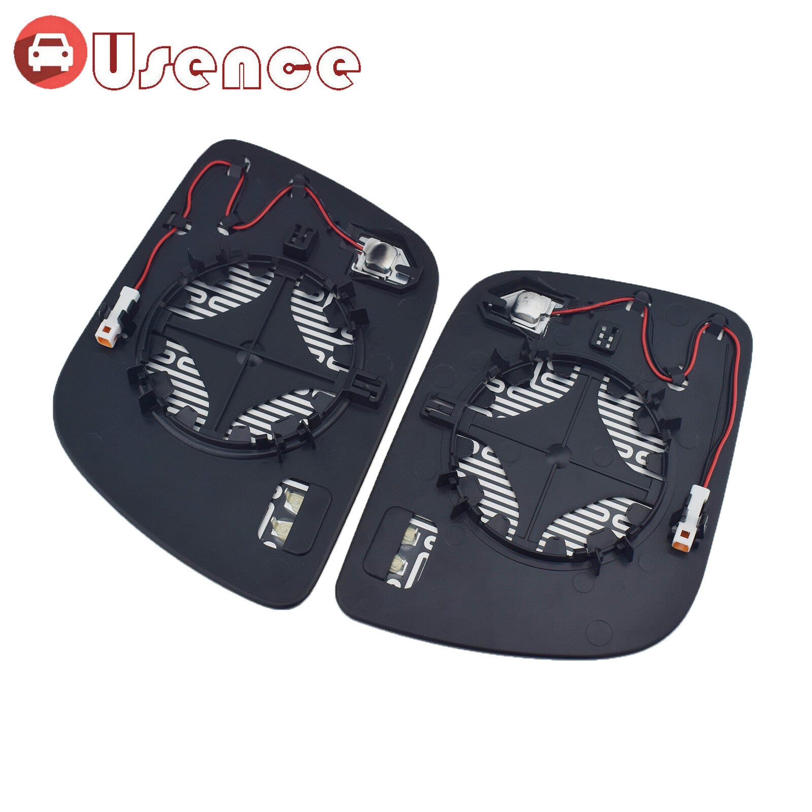 2Pcs Left Right Side Mirror Glass Blind Spot For 11-17 for Ford Explorer BB5Z17K707D