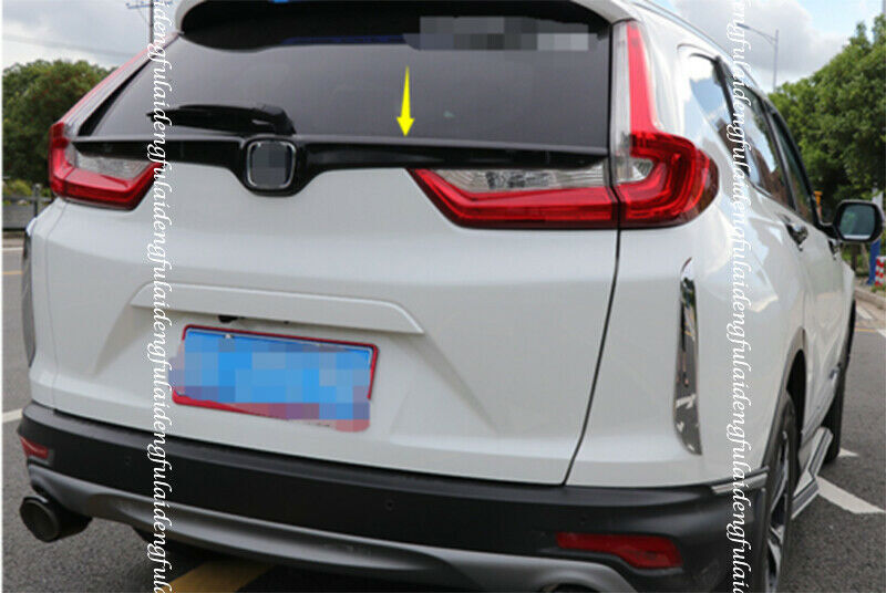 Gloss Black Rear Trunk Lid Upper Strip Cover Trim for Honda CR-V CRV 2017-2022
