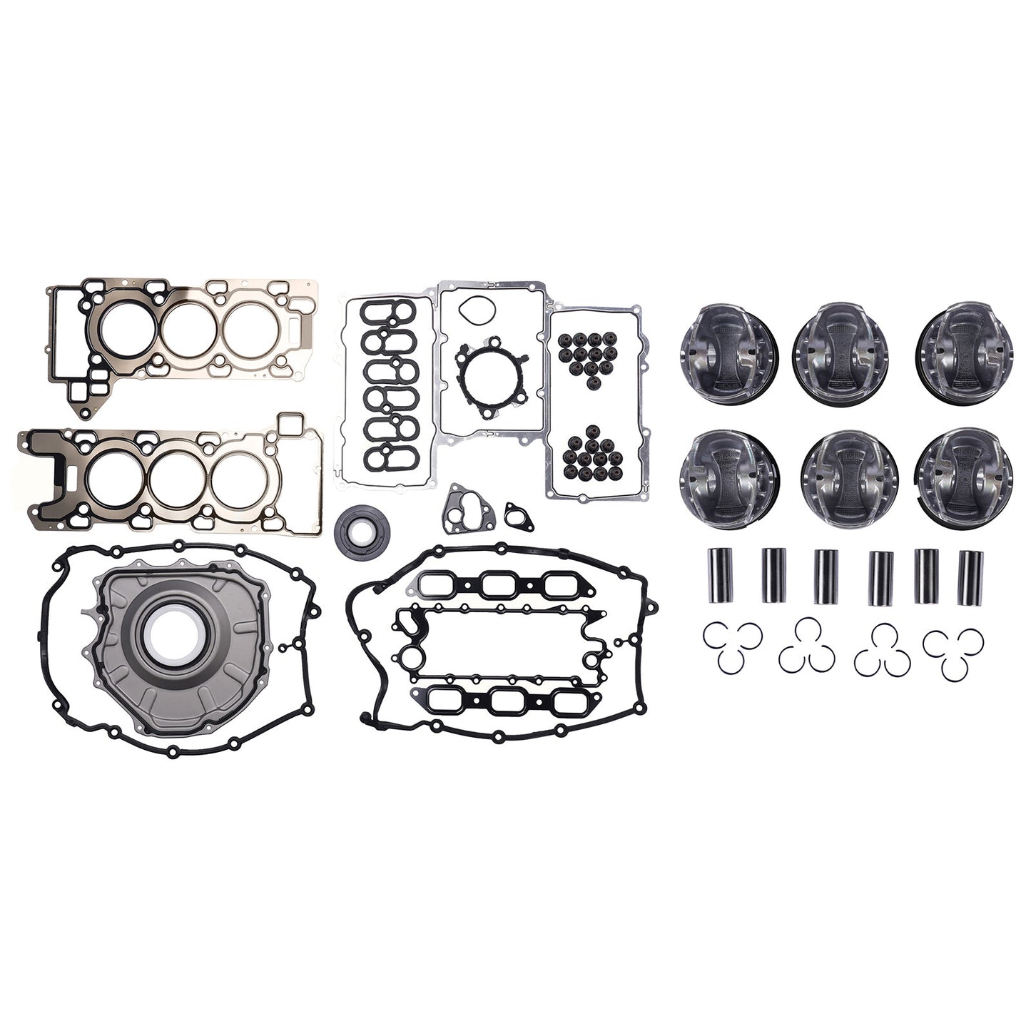Engine full gasket kit + piston rings for Jaguar for Land Rover 3.0L V6 AJ126