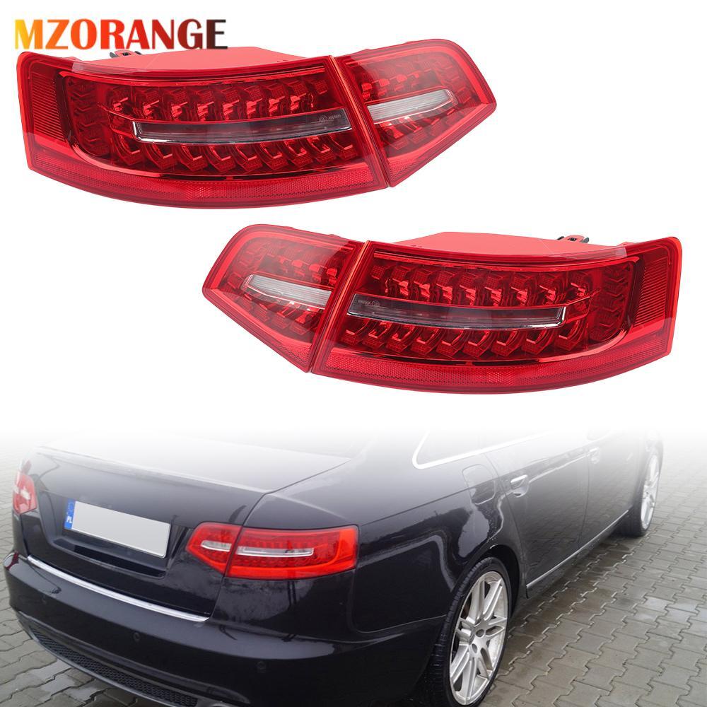 4 PCS Für for Audi A6 C6 09-11 Heckleuchte Rücklicht Schlussleuchte Rückleuchte L+R
