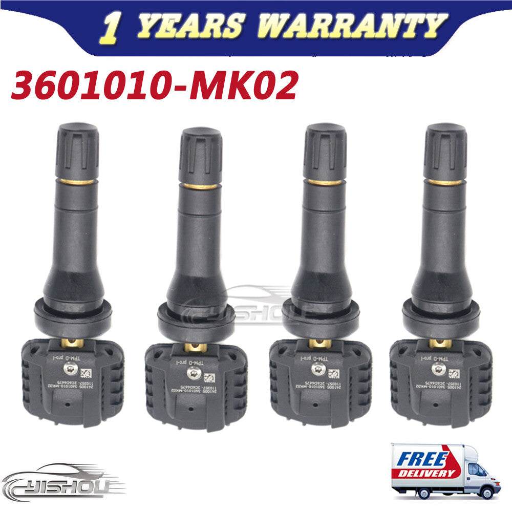 NEW 4x TPMS Tire Pressure Sensor for Changan X5 PLUS X7 PLUS Lamore 3601010-MK02