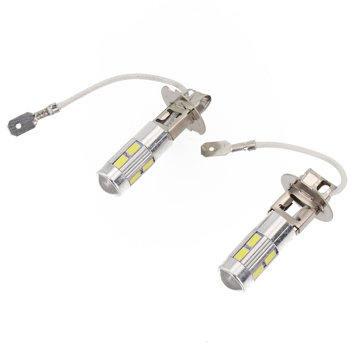 2 H3 50W 6000K White High-Power Car LED Fog Light Bulbs DC 9V to 30V
