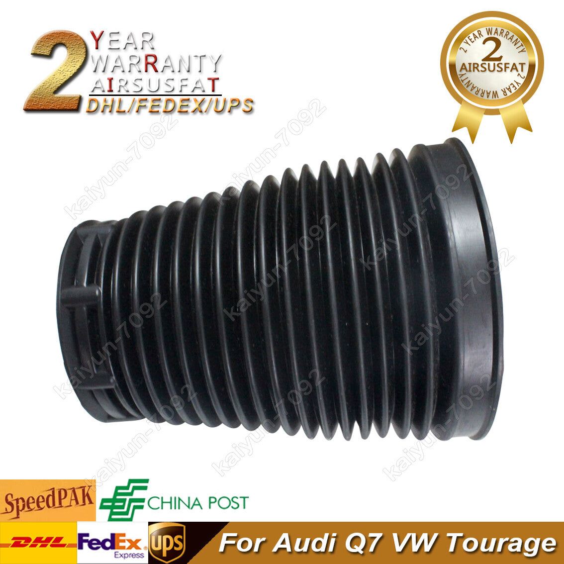 Front Dust Cover Boot for Audi Q7 for VW tourage Air Shock Absorber Rubber Bellow