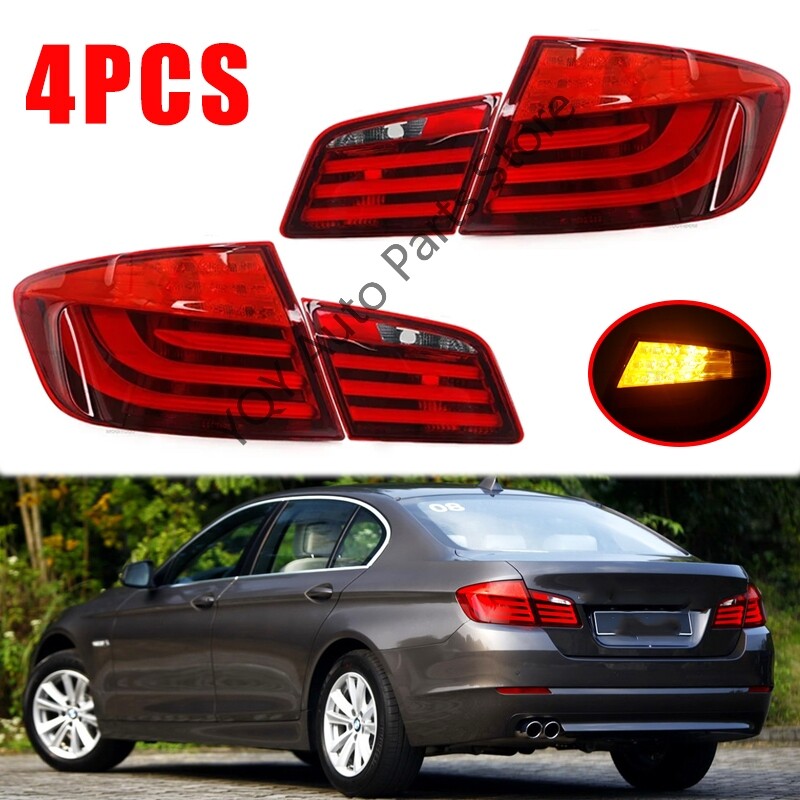 1Set for Bmw 5 Series F10 F18 520LI 2011-2013 LED Tail Light Reversing Light