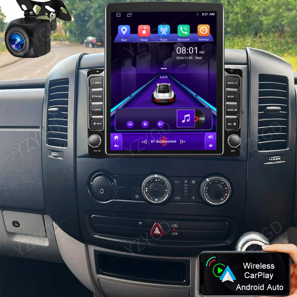 for Dodge Sprinter 2500 3500 2007-2009 9.7 Android Auto Carplay Car Radio GPS