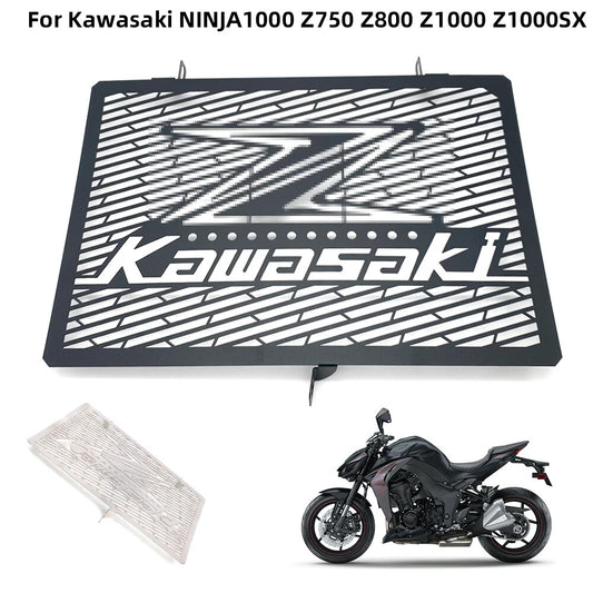 Z1000 Z800 Motorcycle Stainless Steel Radiator Protector Guard Grill Cover For