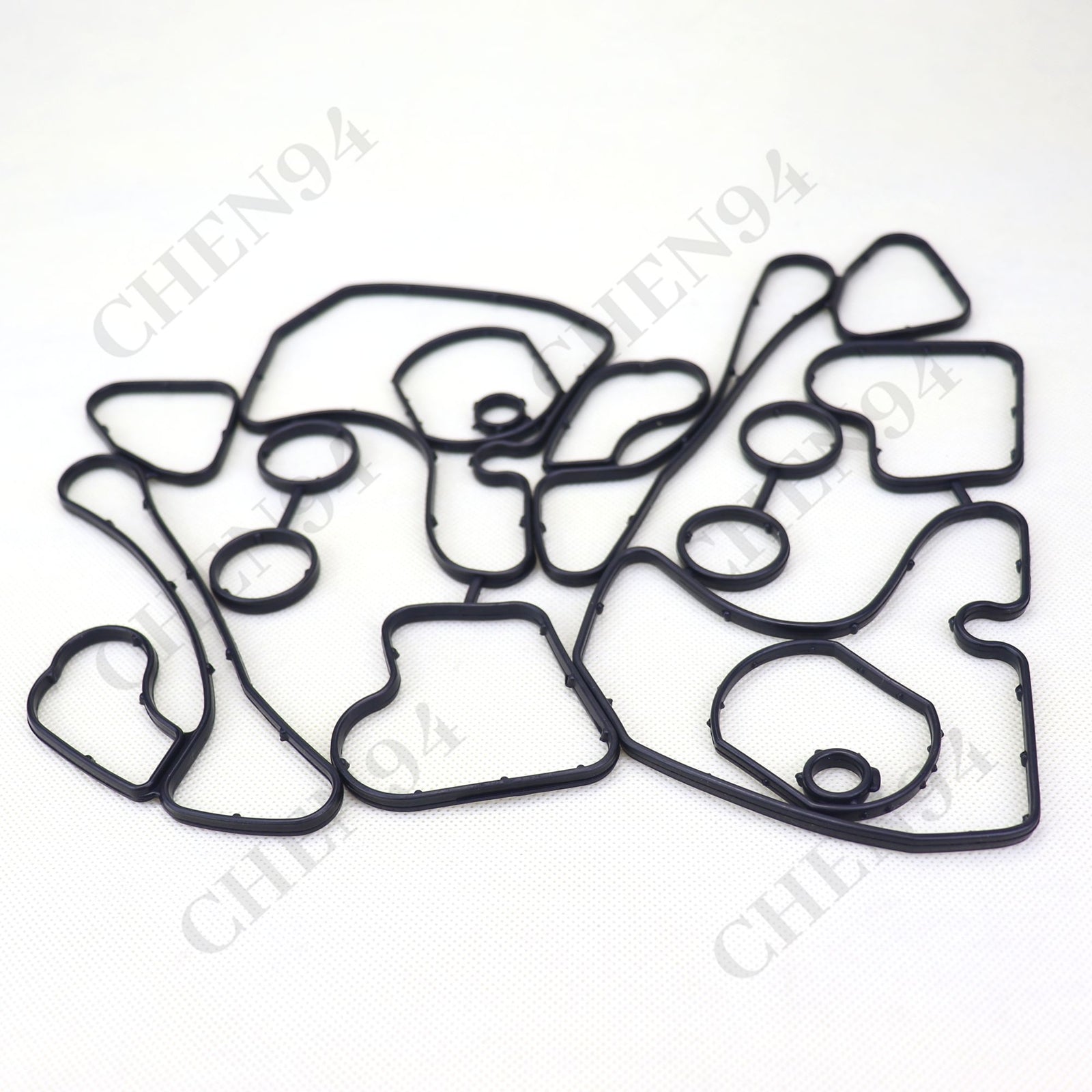 2sets For 2013-16 for Audi A6 A7 for A8 Q5 Q7 Quattro 3.0L Engine Oil Cooler Gasket Seal