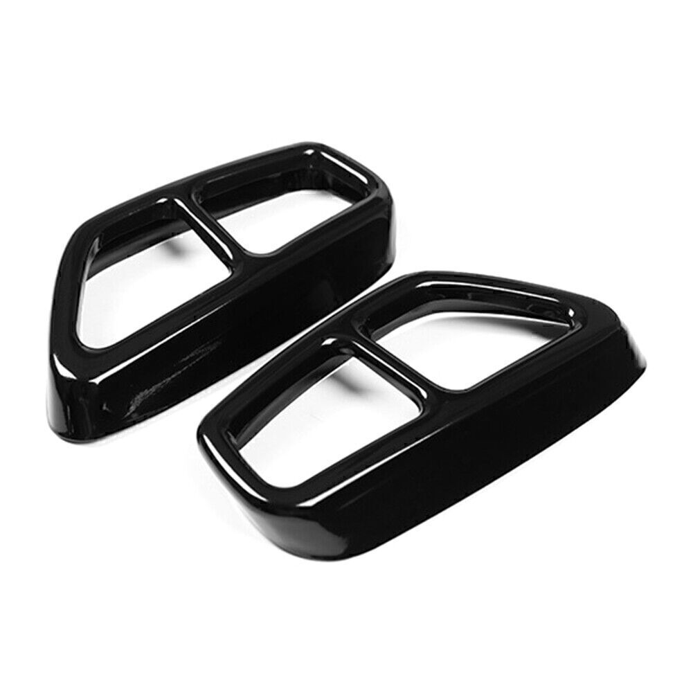 for BMW 5 Series G30 G31 2018-2022 19 Exhaust Muffler Tailpipe Cover Trim Black