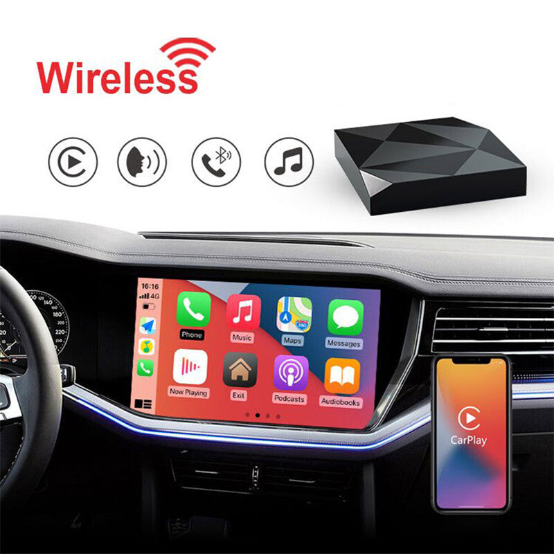 Car Wireless Adapter Wired To Wireless Dongle Box For W/ Wired Carplay