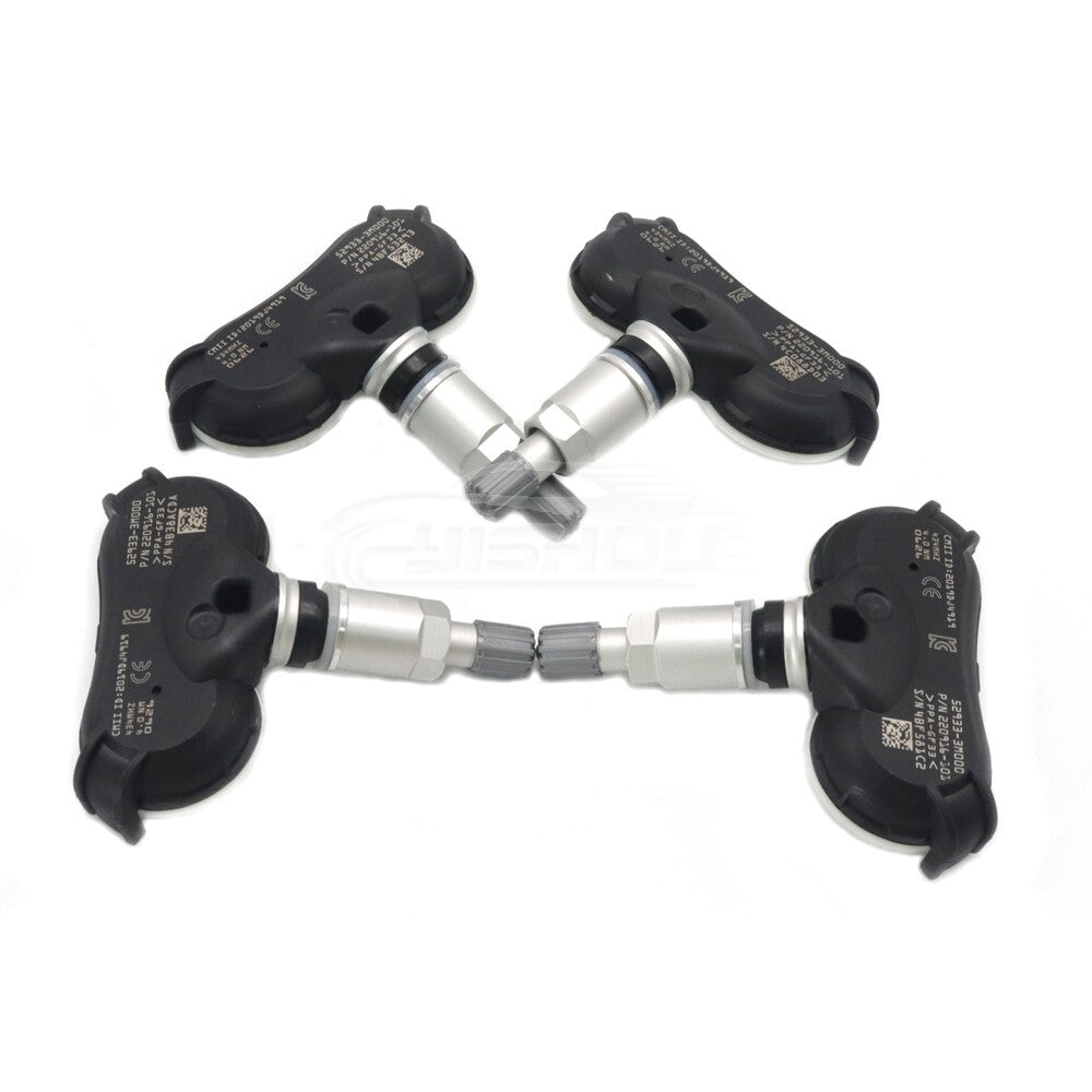 Set of 4pcs 52933-3M000 New TPMS Tire Pressure Monitor Sensors for Hyundai iX35