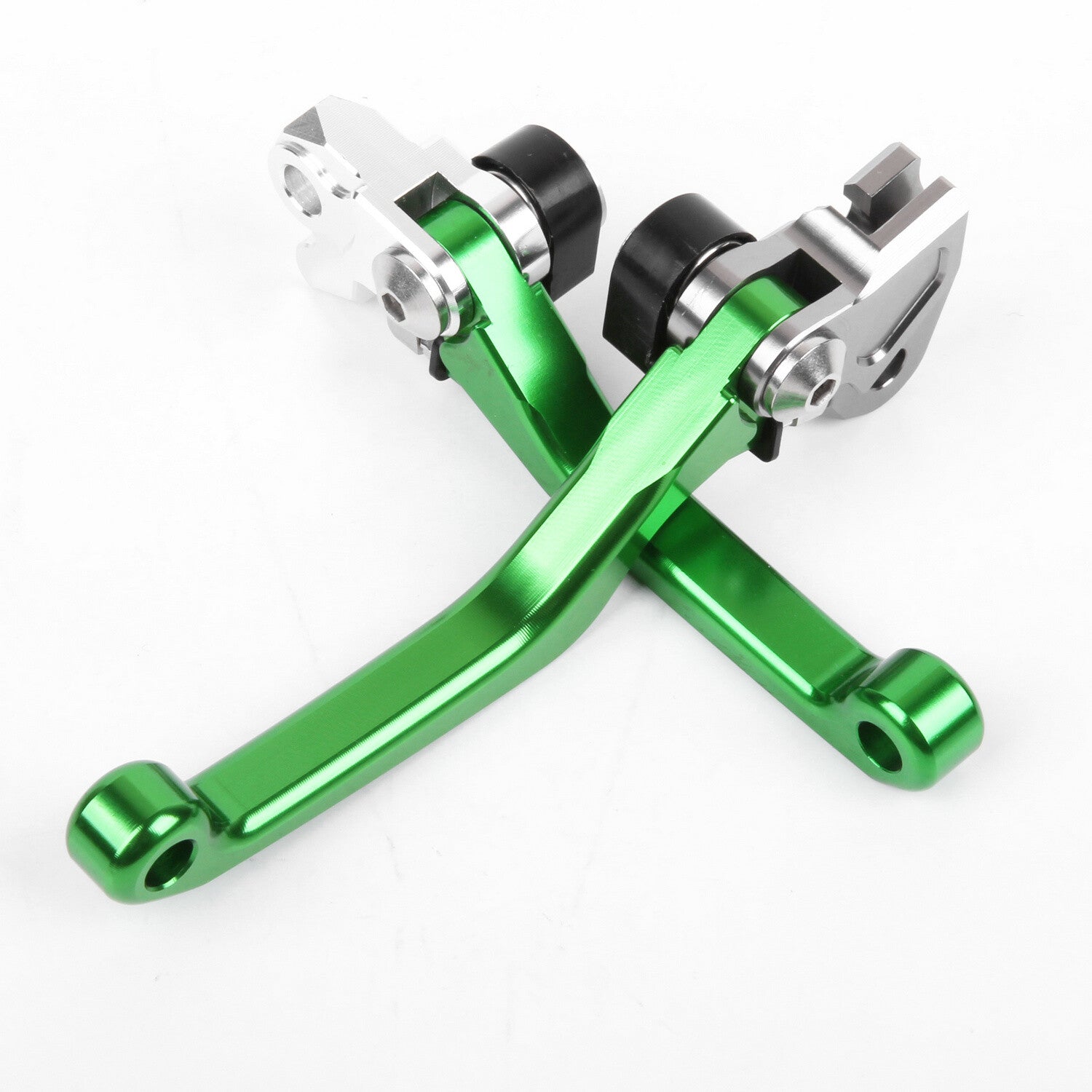 for Kawasaki KX125 2000-2005 Clutch Brake Levers Pivot Green US 2001 2002 2003