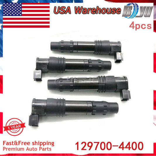 4PCS 129700-4400 Ignition Coil for Suzuki GSXR 1000 1300 600 750 Can-am 4X4 650