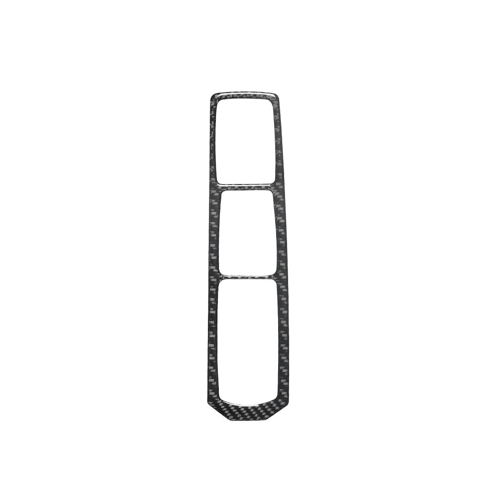4X Carbon Fiber Drive Window lift Control Cover Trim for Cadillac CTS 2003-2007