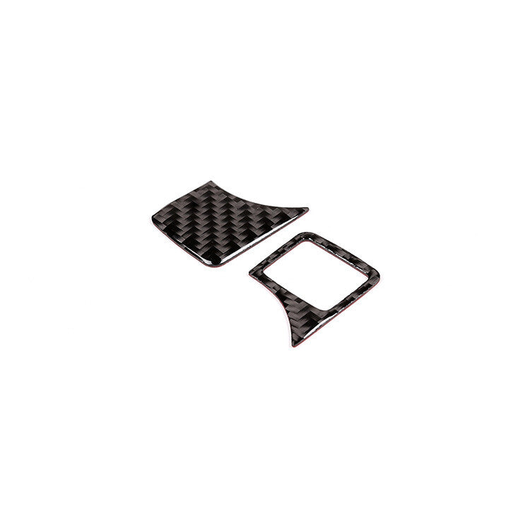 Carbon Fiber Heading Light Button Cover Fit for CLA GLA A Class GLA200 A180