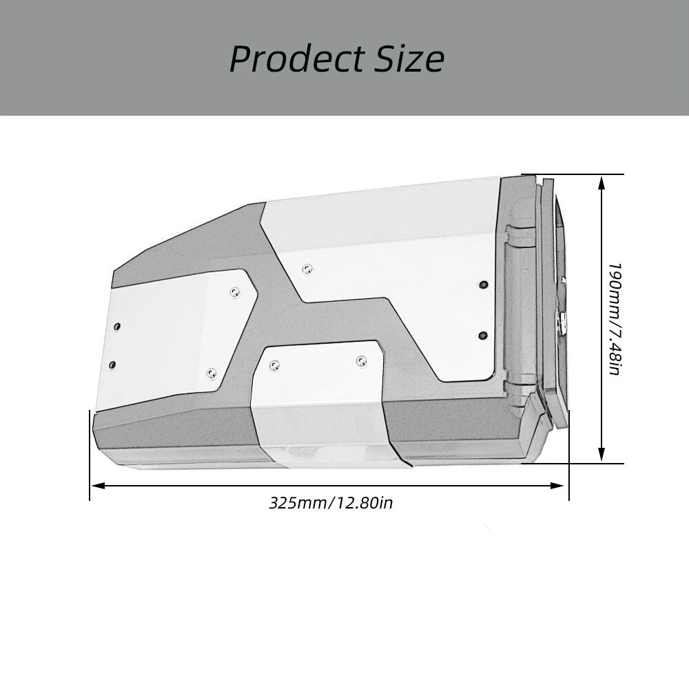 Motorcycle Aluminum Toolbox Bag Tool Bags for BMW R1200GS R1250GS Adventure