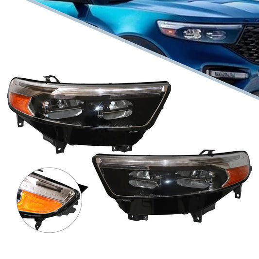 For 2020-2022 for Ford Explorer Left+Right FULL LED Factory Headlights Headlamps New