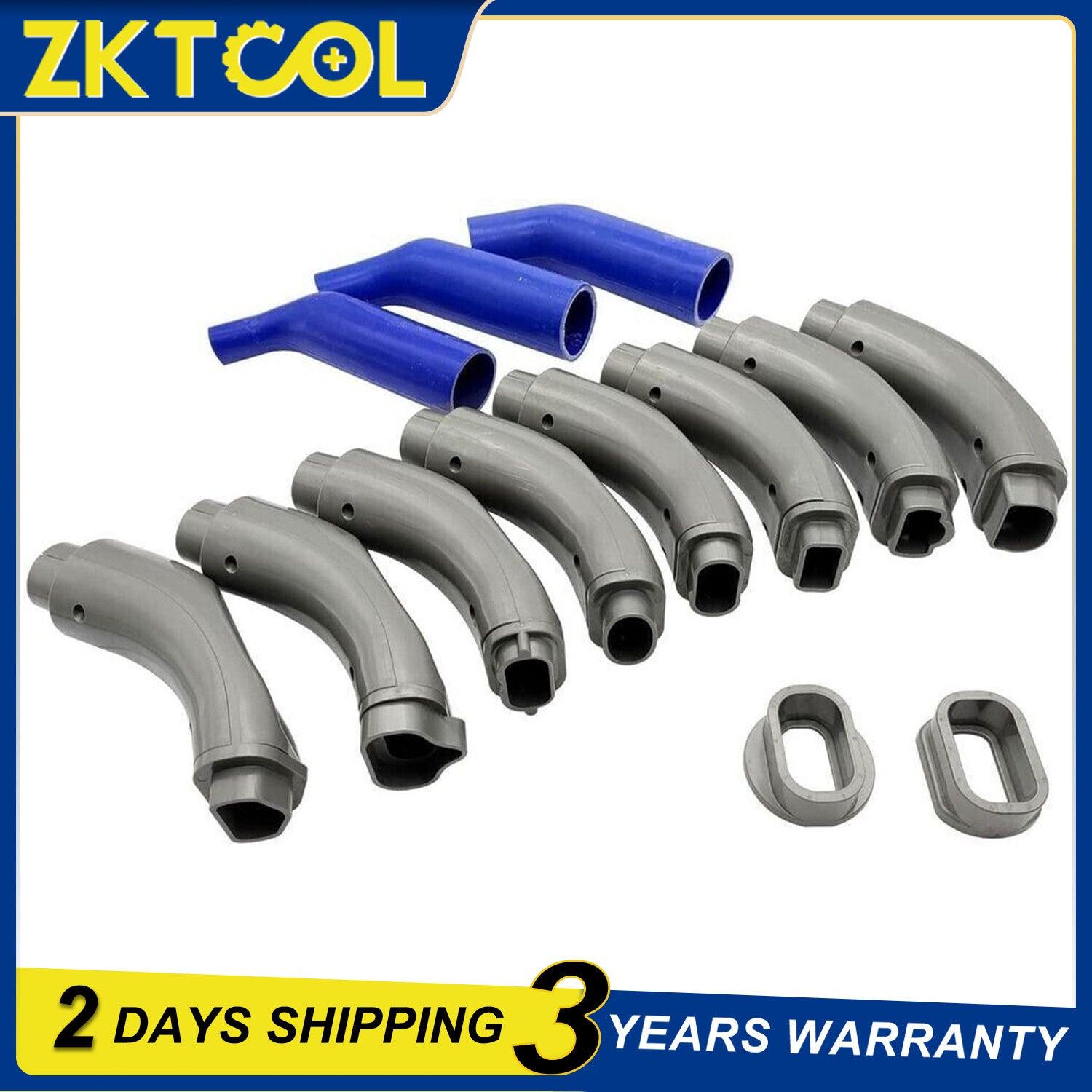 Intake Valve Carbon Cleaner Walnut Blasting Adapter for Multi-Car Mechanic SET