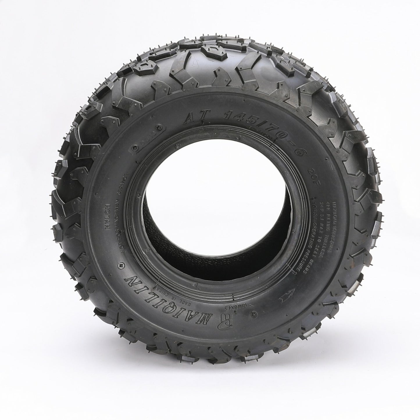 145/70-6 Tubeless All-Terrain Vehicle Tire, 6-inch, 145X70X6, suitable for UTVs, go-karts, Quad, 110cc, 125cc