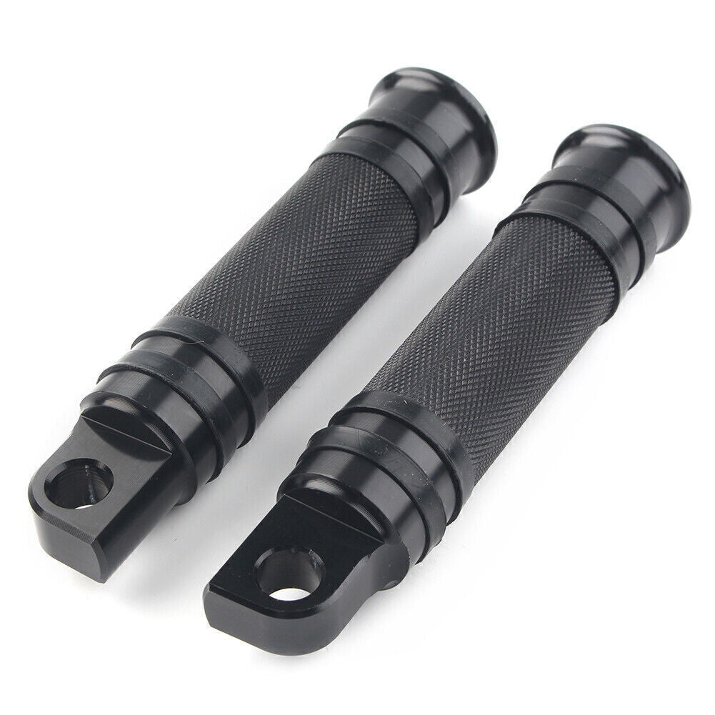 Male Mount-Style Footpeg Supports for Halley Cross Bones Electra Glide Black
