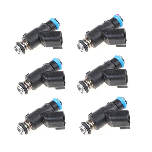 Set of 6 Fuel Injectors For 2006-2010 for Chevrolet Impala 3.5L, 3.9L V6 12592648