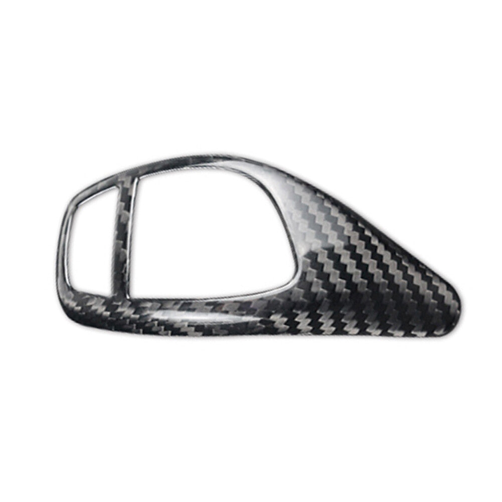 Gear Shift Knob Cover Trim Fit for BMW 1 2 3 4 5 6 Series X3 X5 X4 Carbon Fiber