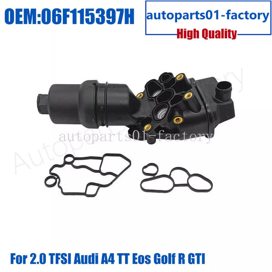 New Oil Filter Housing Cooler Housing For 2.0 TFSI for Audi A4 TT Eos for Golf R GTI