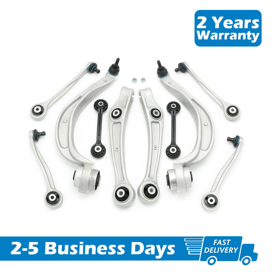 10x Fit for Audi A4 Quattro A5 S5 Q5 2008 - 10 Front Upper Lower Control Arm Bushings