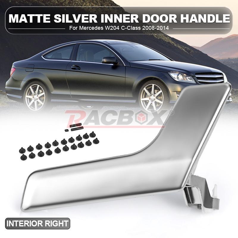 Left Right Matte Sliver Inner Door Handle Repair Kit for Mercedes C250 C300 C350