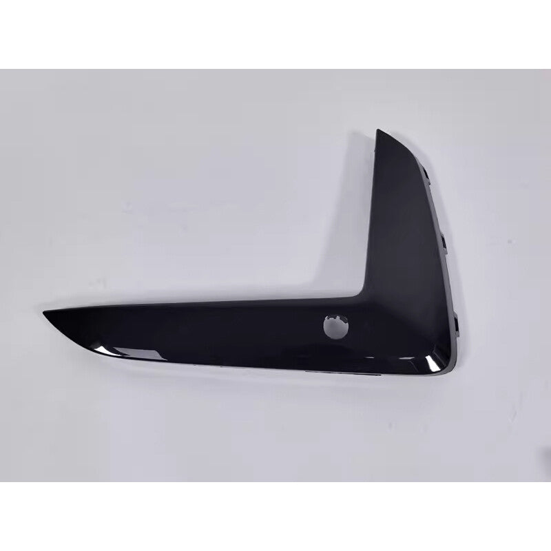 for BMW 5 Series M5 2021-2023 Black Steel Front Fog Light Lamp Strip Trim