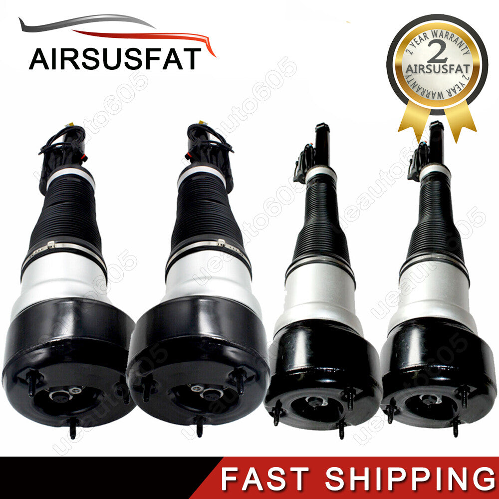 4pcs Front Rear Air Suspension Shock Struts for Mercedes S-Class W221 S550 07-13