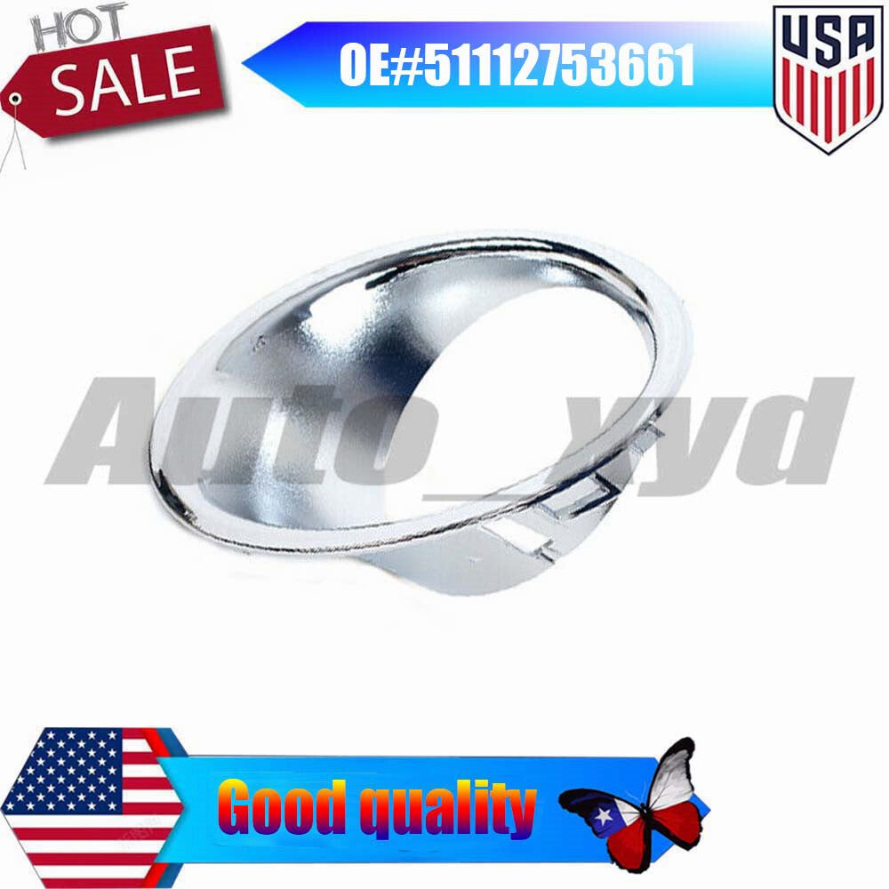 51112753661 1x Left front fog light trim ring cover for BMW for Mini Cooper