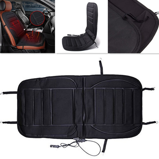 1Pc Car Winter Heated for Seat Cushion Cover Hot Mat Heating Warmer Black Heater Pad