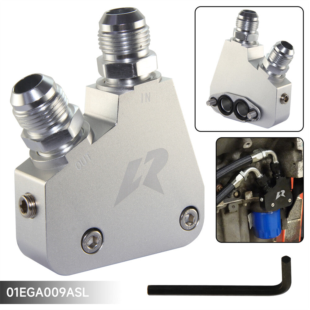 LR Oil Cooler Adapter for Corvette C5 C6 C7 LS1 LS2 LS3 LS6 LS7 4.8L 6.0L 6.2L