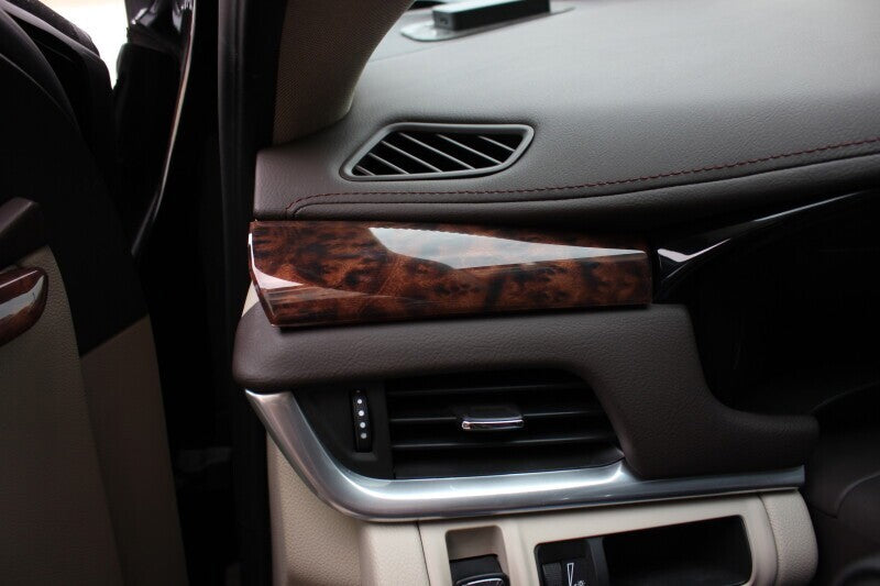 for Cadillac XTS 13-17 Agate Wood Grain Inner Centre Decoration Strip Cover Trim