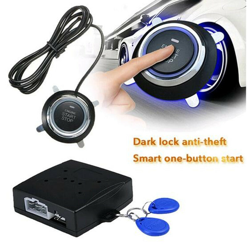 Car Engine Push Start Stop Lock Ignition Keyless Entry Starter Anti-theft System