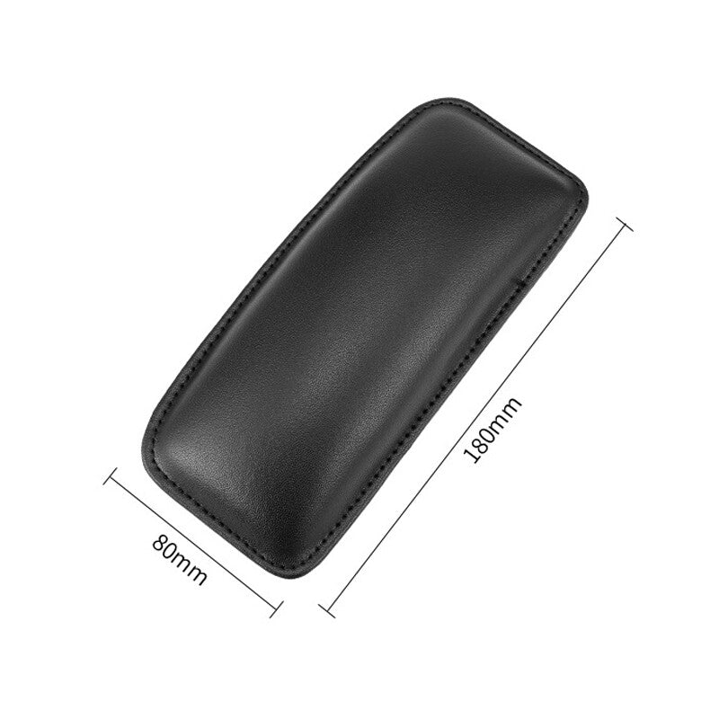Two knee pads for car dashboard driver's side to relieve knee pain.