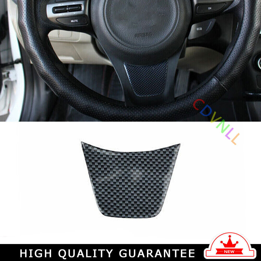 Inner Steering Wheel U Type Cover Trim for Kia K5 Optima 2014-2015 Carbon Fiber