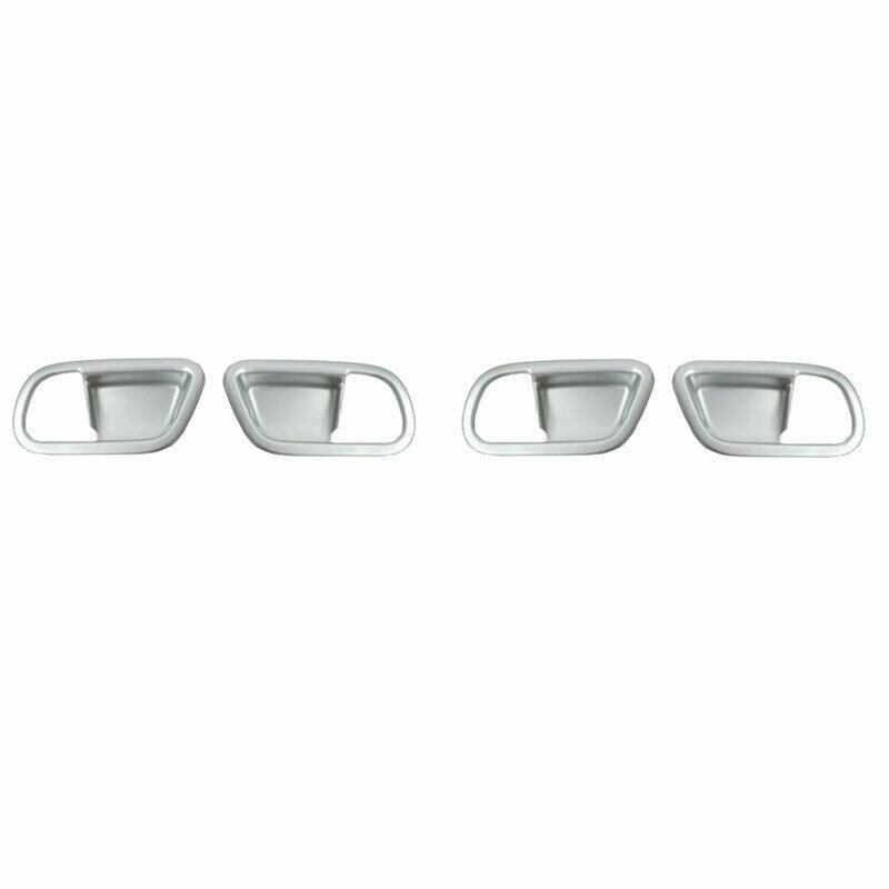 Inner Door Handle Bowl Cover Trim Fit for Nissan Armada Y62 2017-20 Matte Silver