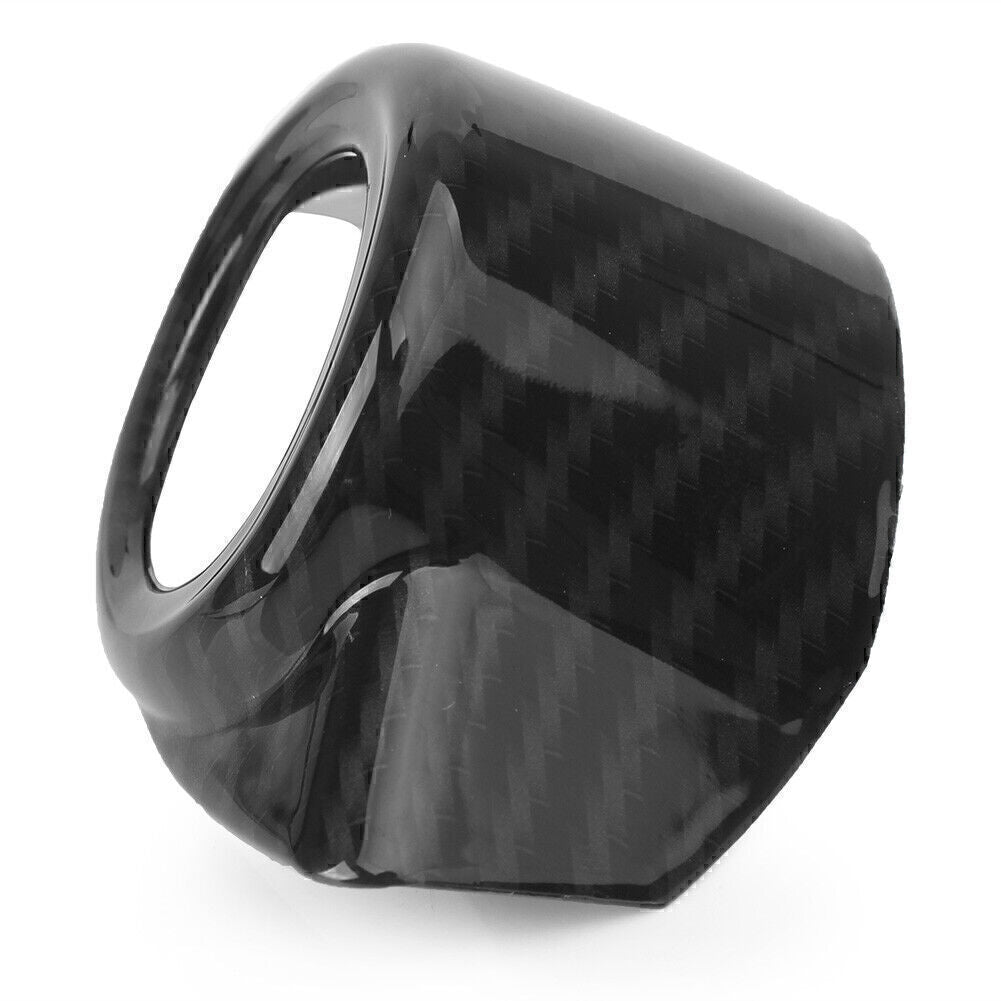Carbon Fiber Look Engine Ignition Button Cover Trim Fit for Alfa Romeo Giulia 17-18