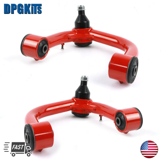For 2005-2022 for Toyota Tacoma 6 Lug Front Upper Control Arm Kit 2-4 Lift Red