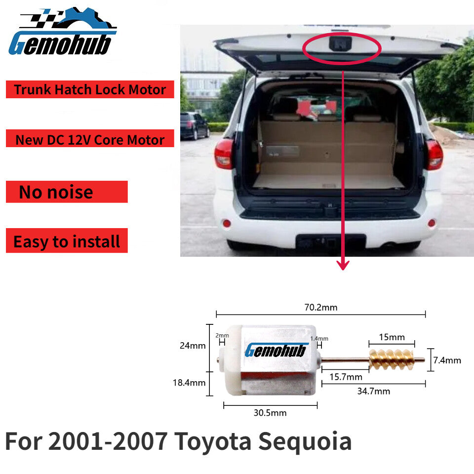 Quality Rear Trunk Lid Tailgate Latch Lock motor for 2001-2007 for Toyota Sequoia