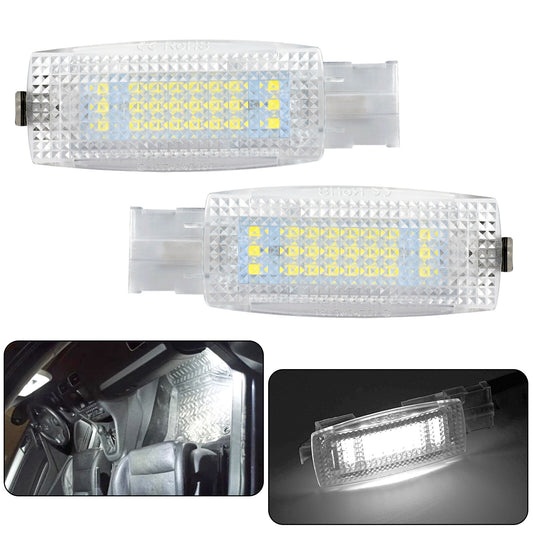2x LED sun visor cosmetic mirror interior lighting for VW for Golf for Skoda / for seat