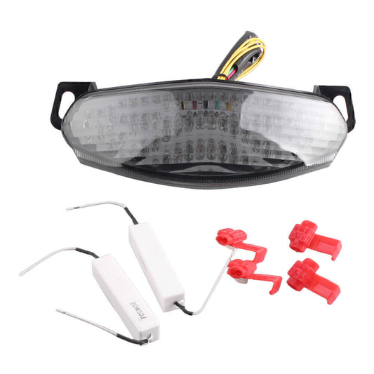 Motorcycle Turn Signal Tail Light Lamps fit for Kawasaki 2009 2010 2011 ER-6 Clear