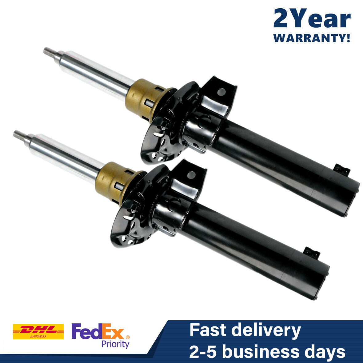 Pair Front Shock Absorbers Magnetic Fit for Audi TT TTS TTRS MKII 8J Quattro 2006-14