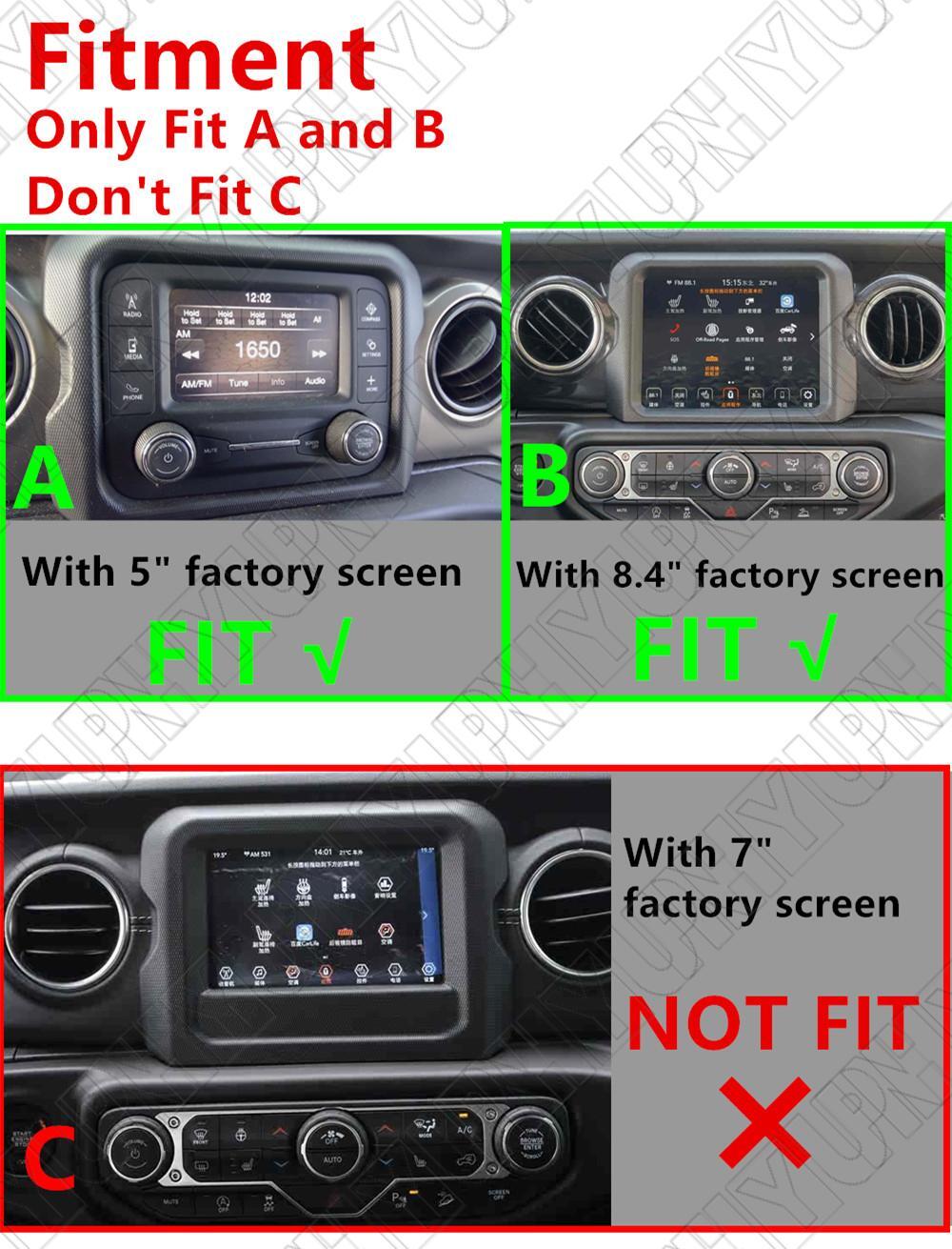 8.4 Stereo Radio GPS Nav Head Unit Wifi for Jeep for Wrangler JL Gladiator 2018-24