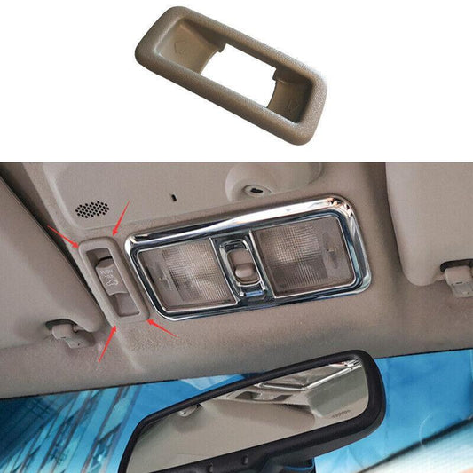 Replace Beige Roof Sunroof Switch Frame Trim for Mitsubishi Pajero Montero 06-19
