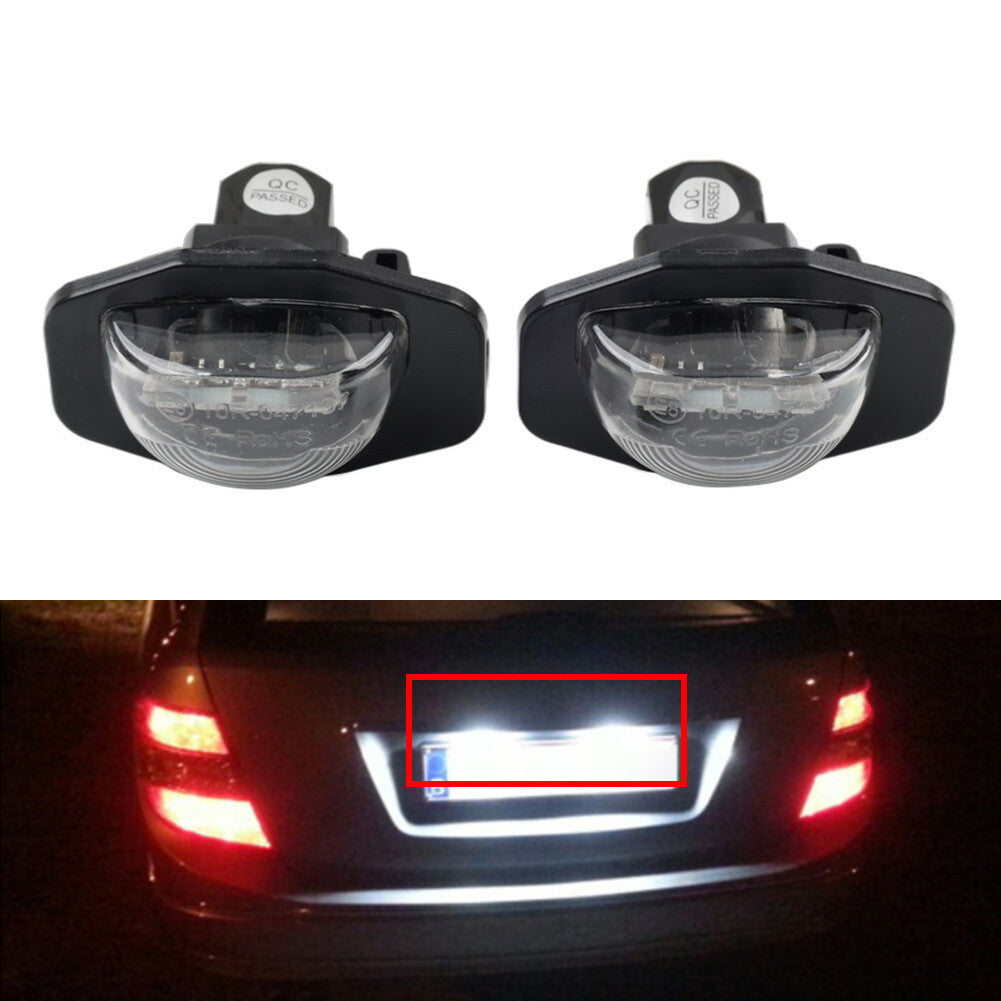 White LED License Plate Light Fit for Toyota for Corolla for Sienna Alphard Urban Cruiser