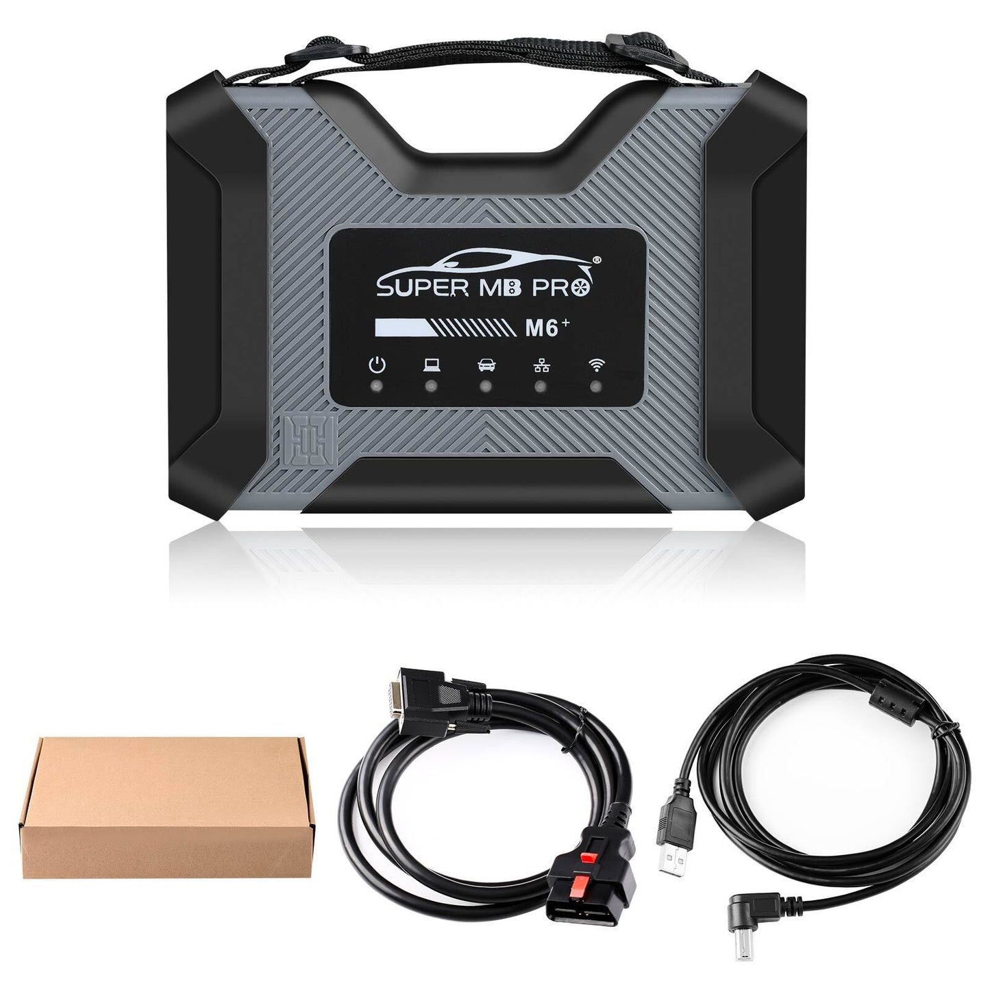 SUPER MB PRO M6+ Diagnosis Tool USB Cable +OBD2 16pin Cable for Mercedes-Benz