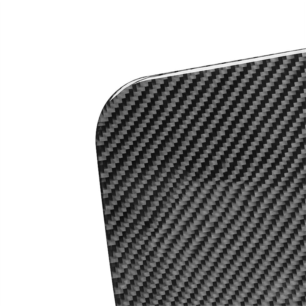 2Pcs Carbon Fiber Front Door Control Panel Trim Cover for Ford F150 2004-2008