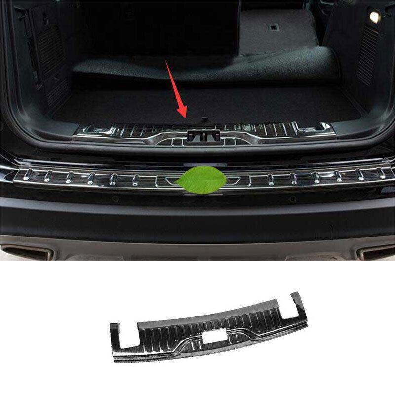 Inner Rear Bumper Sill Plate Protector 1PCS for Ford Edge 15-2021 Black Titanium